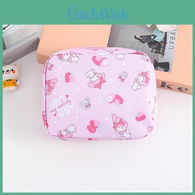 Snoopy Doraemon Hello Kitty Cinnamoroll Pattern Portable Makeup Storage Bag For Girls And Travel