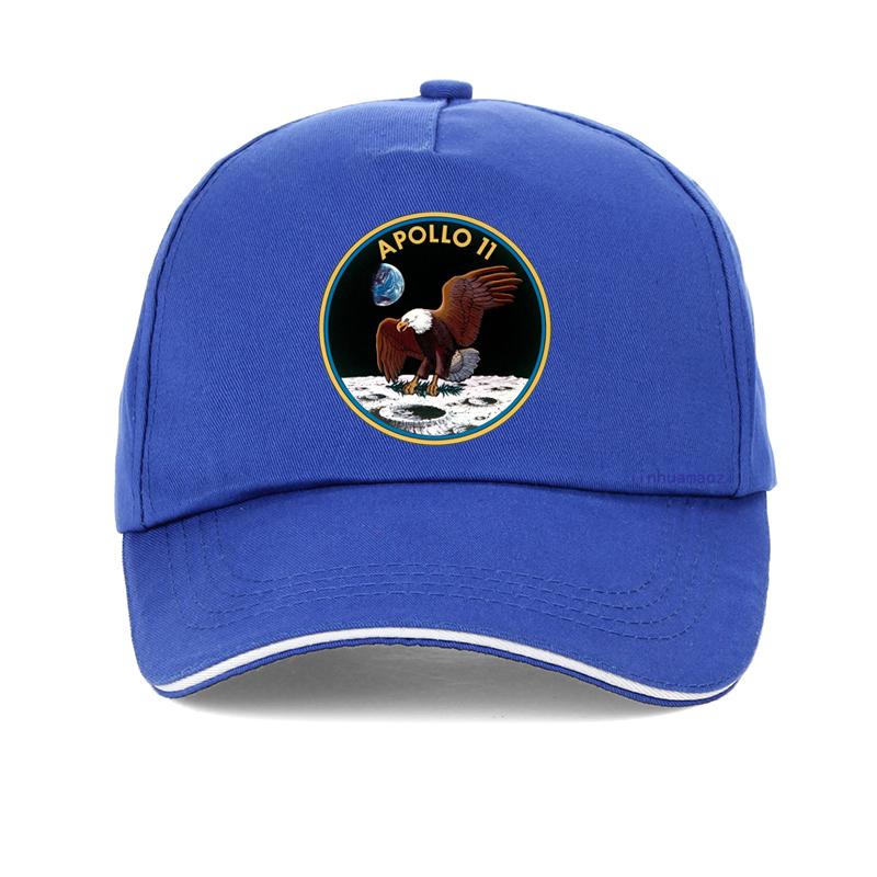 Usa Apollo 11 50Th Anniversary Moon Landing Print Baseball Cap Unisex Cool Summer Adjustable Dad Hat Snapback Hats