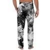 Men's Knitted Fashion Print Pocket Casual Pants Pajama Pants