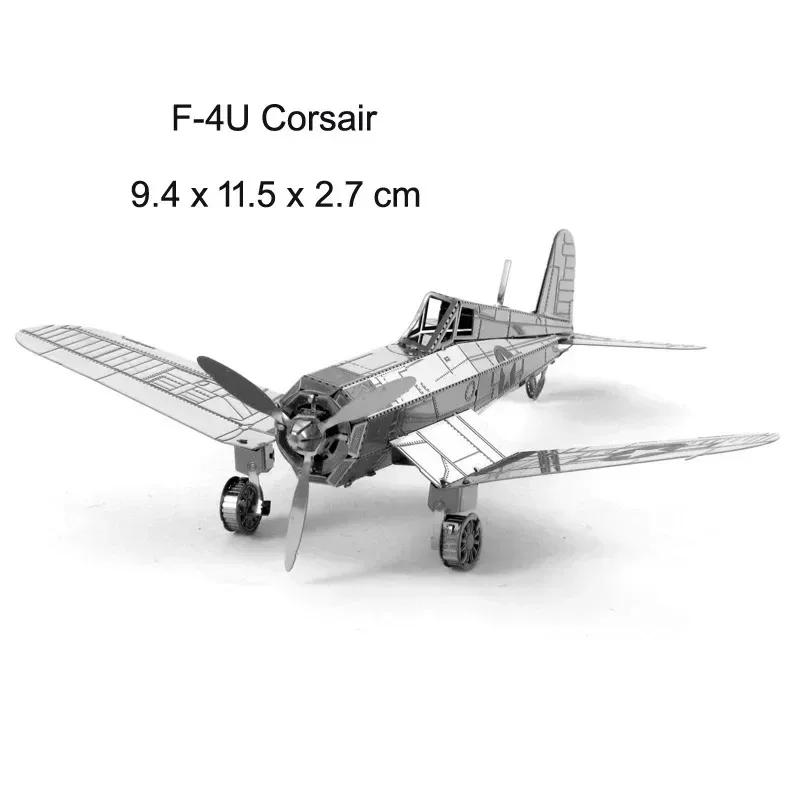 3D Metal Puzzles Military J-20 J-10B SU-34 KA-50 Fighter UFO RAH-66 Helicopter DIY Assembly Handmade Assemble Scale Model Jigsaw Puzzles