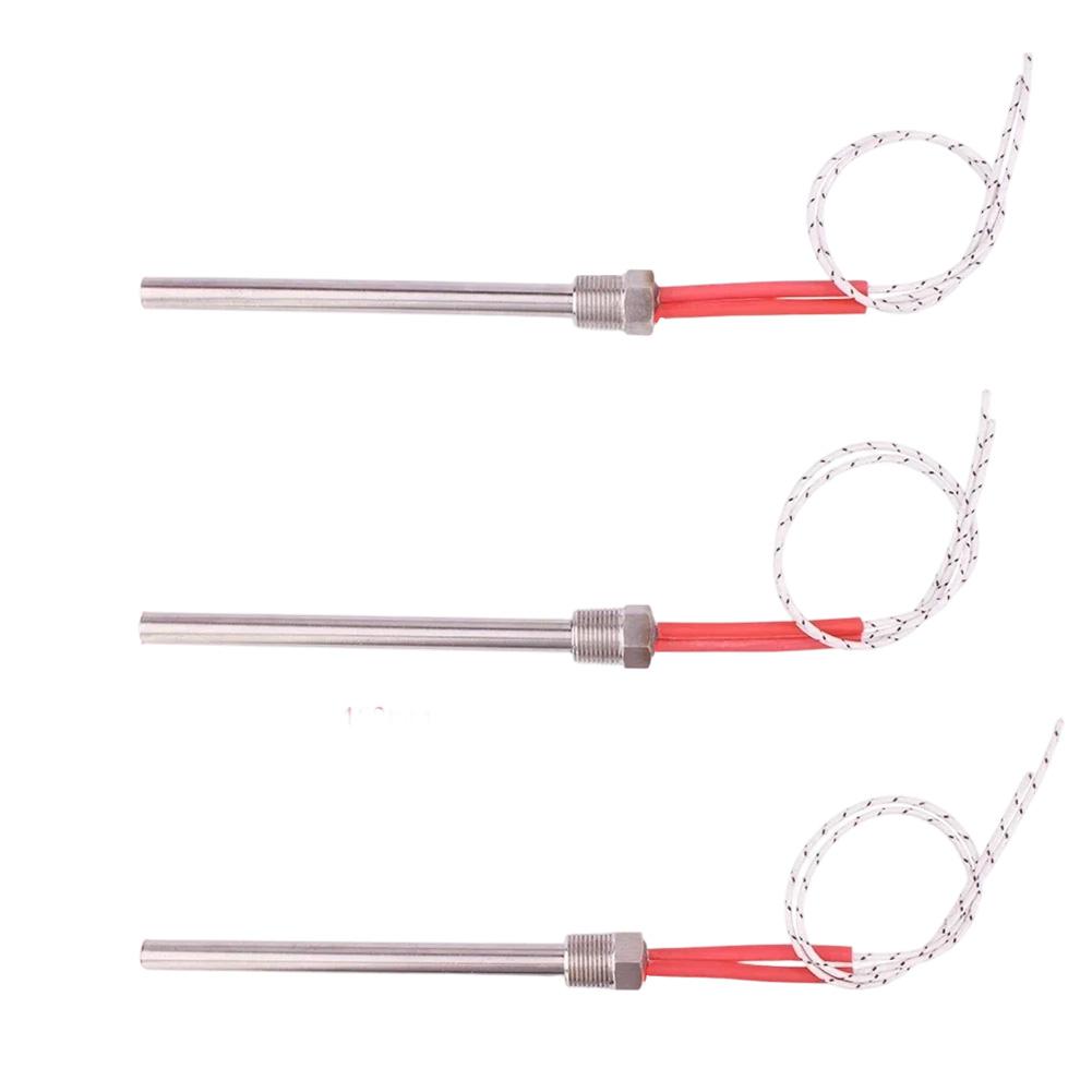 1 ud. Rosca de 3/8V 220V Encendedor de Ignición Tipo Cartucho 300/350W 140/150/170mm Calentador Varilla de Ignición Específica Pieza de Estufa de Pellets de Madera