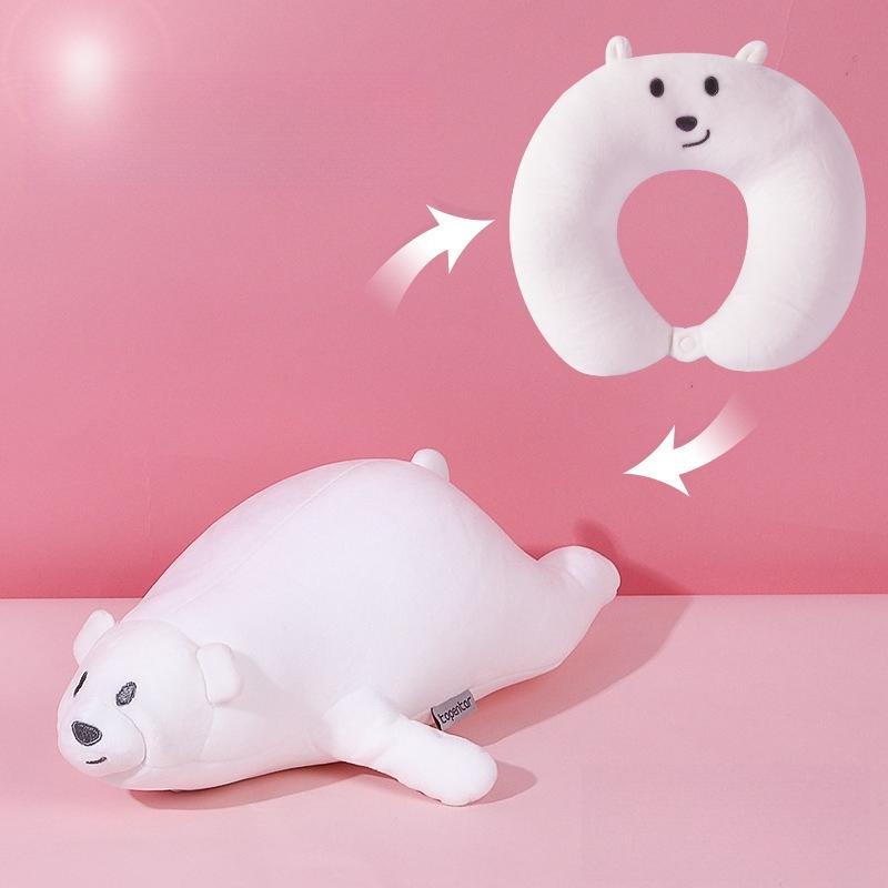 

Car Seat Supplies Deformed Headrest Office Nap Neck Pillow Doll Neck Pillow 2-in-1 Dual-purpose Pillow