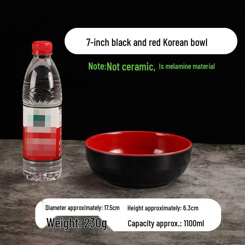 7-inch A5 Melamine Noodle and Rice Bowl