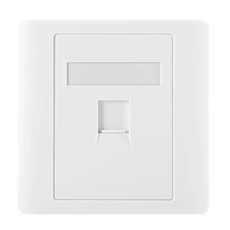 Placa de Parede Telefônica e de Internet Atualizável Material PC Placas Frontais de Internet Compatíveis para Caixas de Montagem Padrão 86