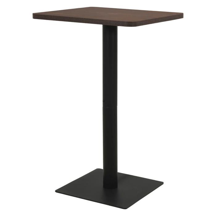 VidaXL Table de bistro Cendre foncé 78,5x78,5x107 cm 321929