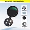 52mm 67mm Magnetic ND Filter Adjustable ND2-400 Phone ND Filter Kit Camera Lens Clip  For Vlog