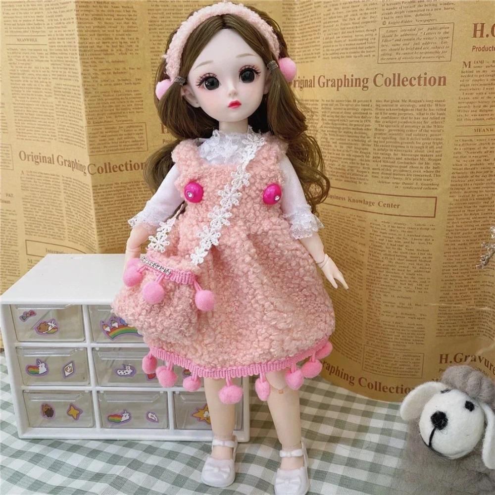 Removable Joints Girl Princess Doll Humanoid Doll Dress BJD Doll 30cm Baby Dolls  Girls Toy