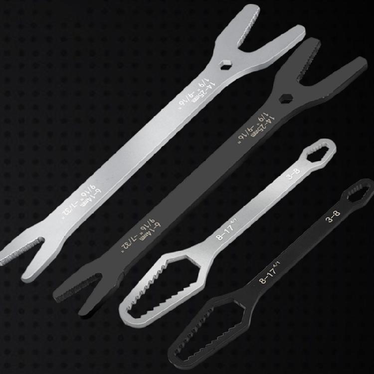 Torx Wrench Double Ended Multifunctional Wrench 6-25mm/3-17mm Self-Tightening