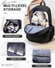 School Backpack For Girls Boys,Waterproof Bookbag For Women Men,College Student School Bag,Lightweight Travel Rucksack Casual Da