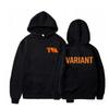 Mens Oversized Hoodie With Printed Graphic Design Soft Fleece-Lined Sweatshirt Casual Wear