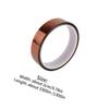 20mm 33m Polyimide Tape Tawny Heat Resistant Electrical Insulation Tape High Temperature Acid Alkali Resistant Durable