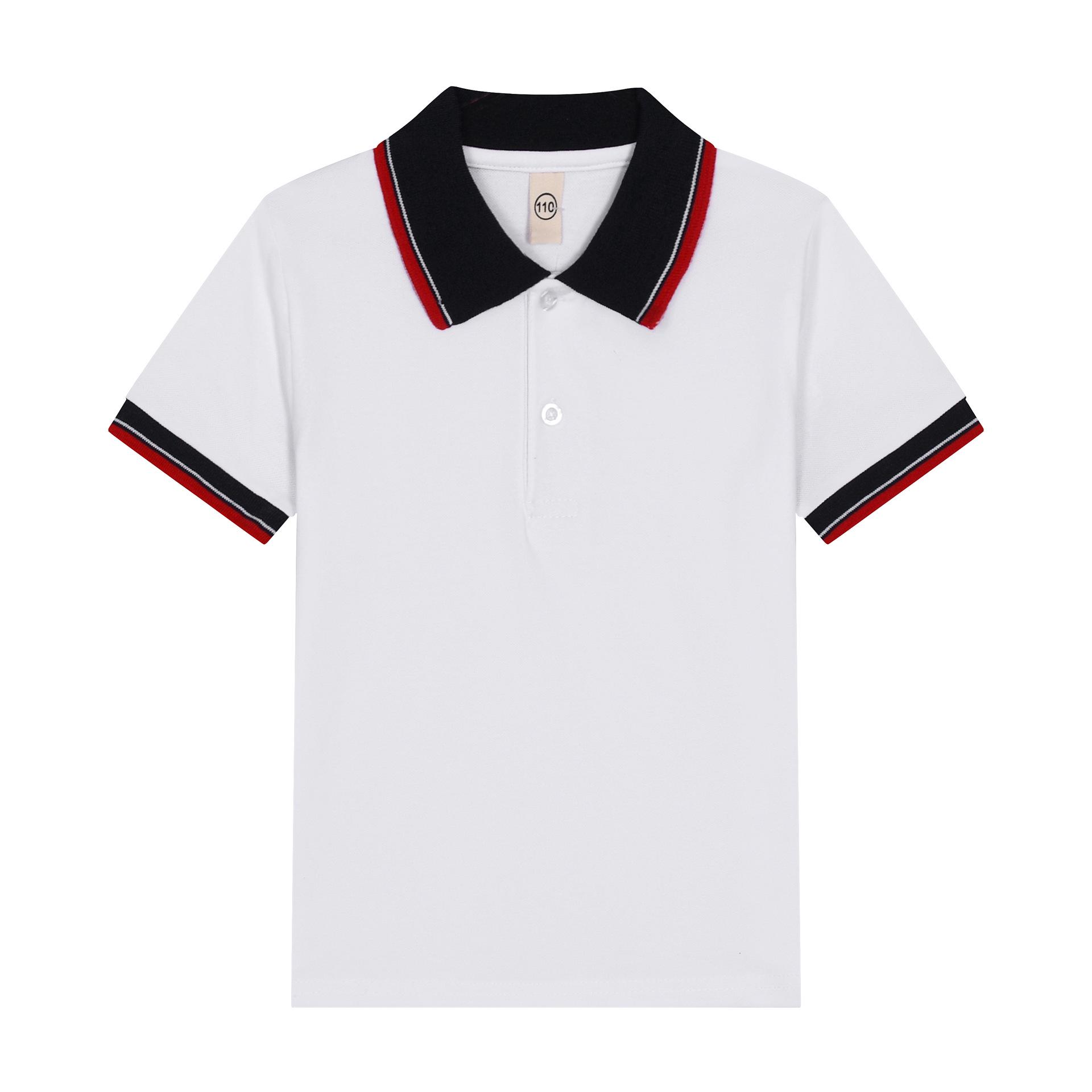 

Kids White Cotton Polo T-Shirt - Short-Sleeved, Lapel Style School Uniform for Boys & Girls 125 cm