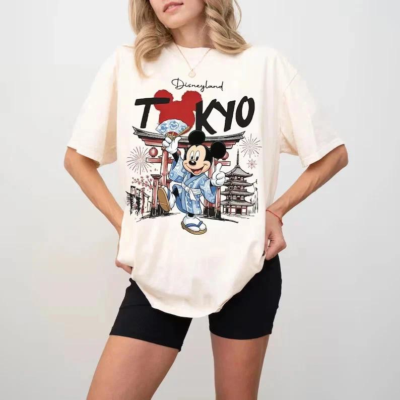 Tokyo Land Mickey And Friends Kimono Couple Matching Shirt 2026 S