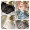 Low Waist Lace Panties Bow Mesh Flower Briefs Hollow Underwear for Women  Lady