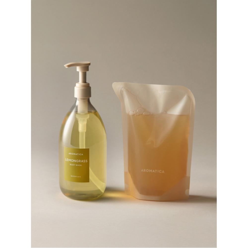 

Aromatica [large Capacity] Lemongrass Body Wash Main Item+refill Set NONE