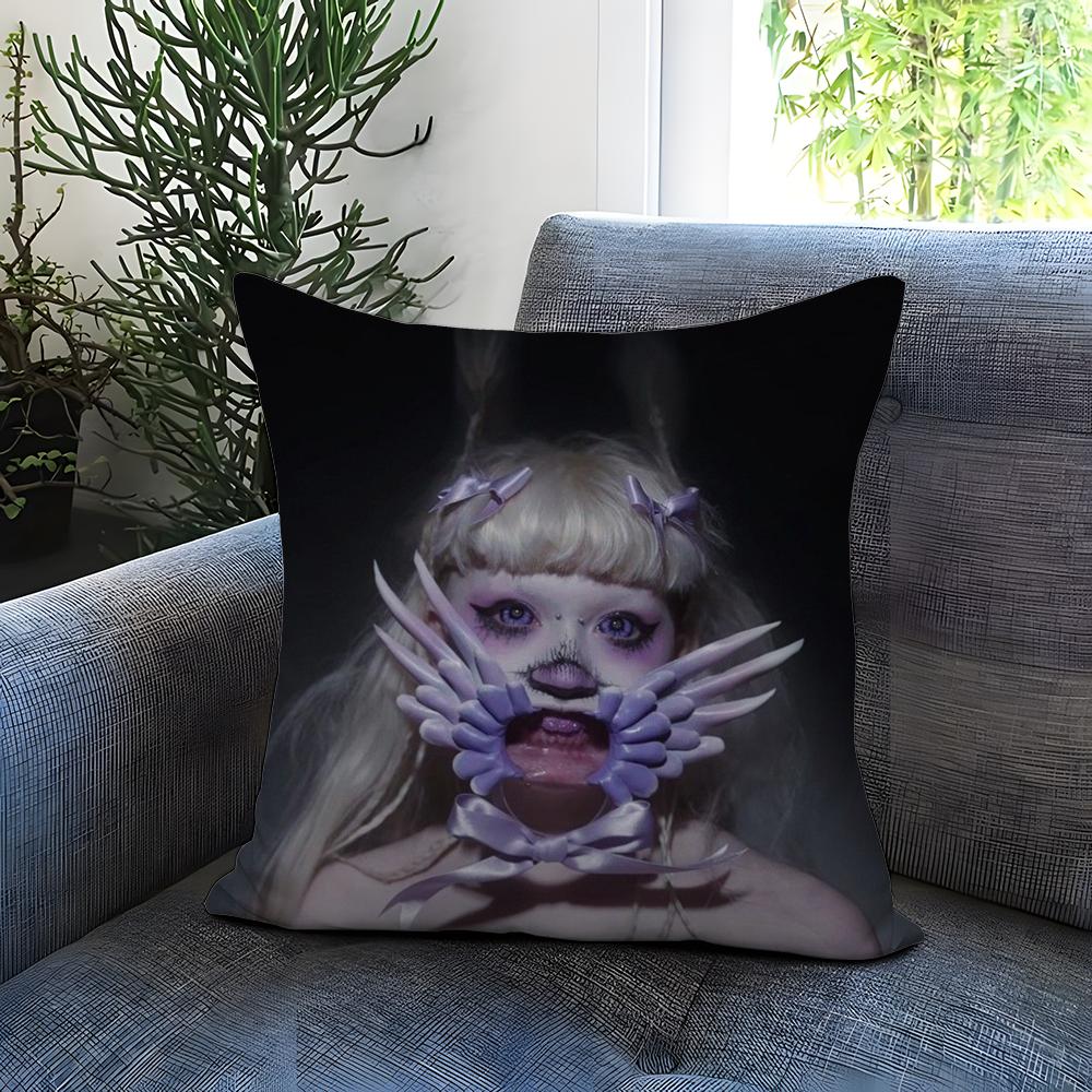 J-Jazmin B-Bean Cushion Cover Comfortable Reversible Pillow Cover Ideal for Car Sofa Bedroom & Beyond