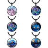 Colares Kpop Demon Hunter Formato Circular Pingente de Personagem de Desenho Animado Idol Fashion Joias Presentes para Fãs