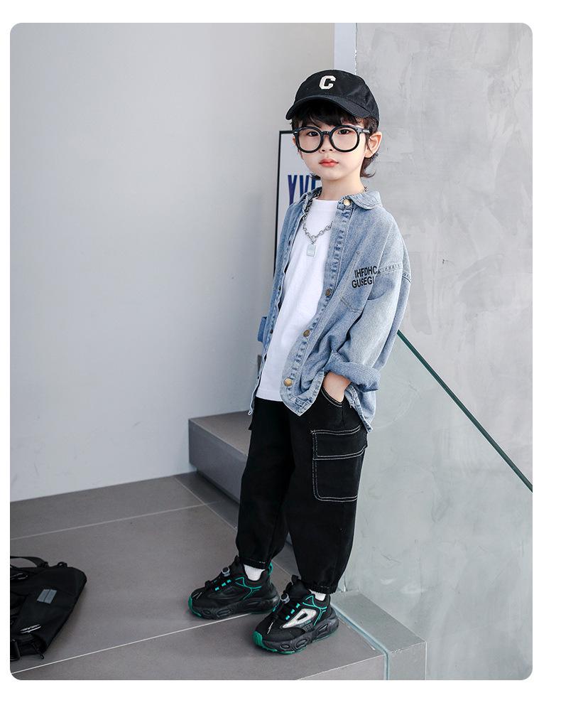 2025 Jungen Leder Atmungsaktiv Rutschfest Weiche Sohle Sneaker für Frühling und Herbst