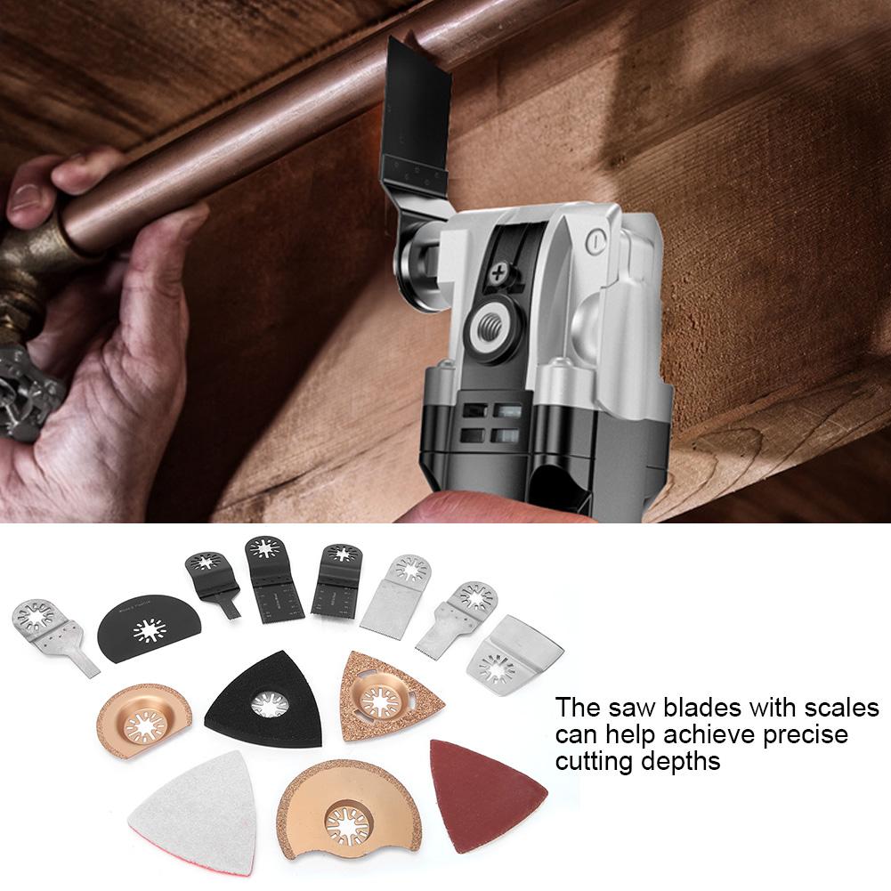 38Pcs Oscillating Saw Blade Stainless SteelHigh Carbon Steel for Cutting Wood Plastic