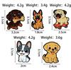 Creative Cartoon Puppy Metal Lapel Pin: Cute Bag Accessory or Children's Clothing Brooch