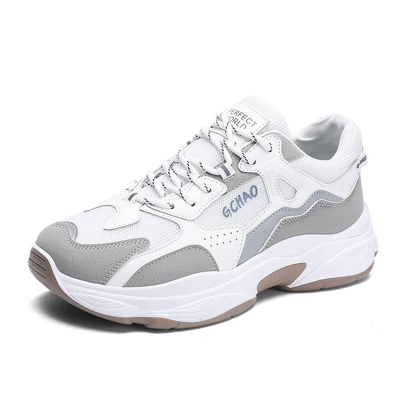 

Мужские повседневные кроссовки, дышащие, модные, нескользящие, кроссовки, модные, теннисные туфли, легкая обувь, большой размер 43