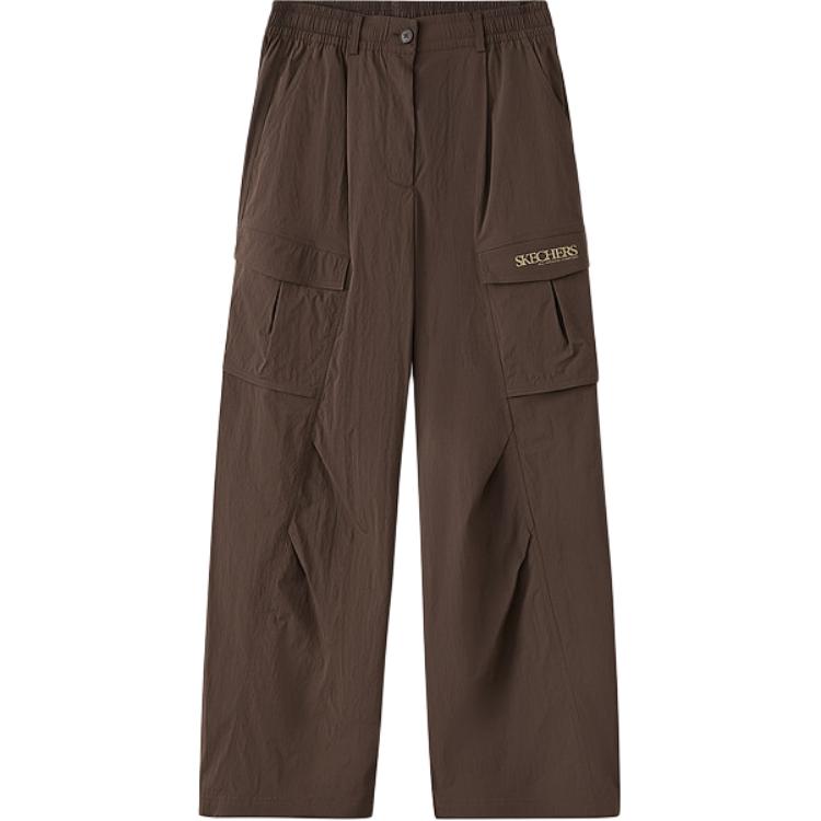 Skechers Woven Durable Loose Mid-Rise Sports Casual Pants Unisex pants L226W011-05U5 S