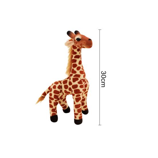 Giraffe Plush Stuffed Animal Toy for Kids Soft Child-friendly Plushie Fluffy Gift for Christmas Photography Prop
