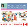 More Time Moms Family Organizer & Calendar, 2026 (15x22 Inches) - September 2025 to December 2026 - Larger & More Space for in-Depth Planning -
