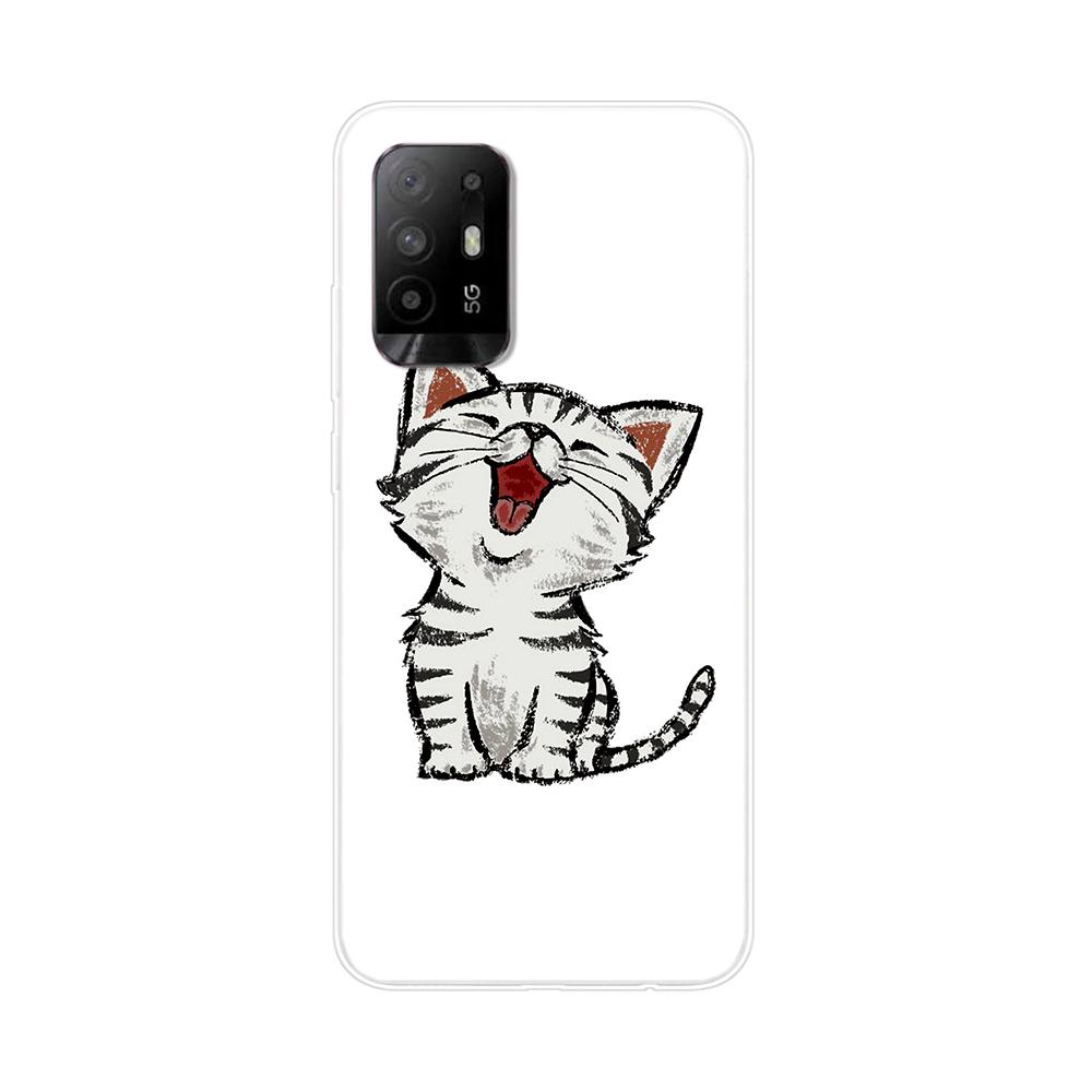 Hülle für Oppo Reno5 Z Hülle Blume Tier Hülle Silikonhülle für OPPO Reno 5Z Reno 5 Z 5G 6.43'' Hülle Bumper Handyhülle Coque