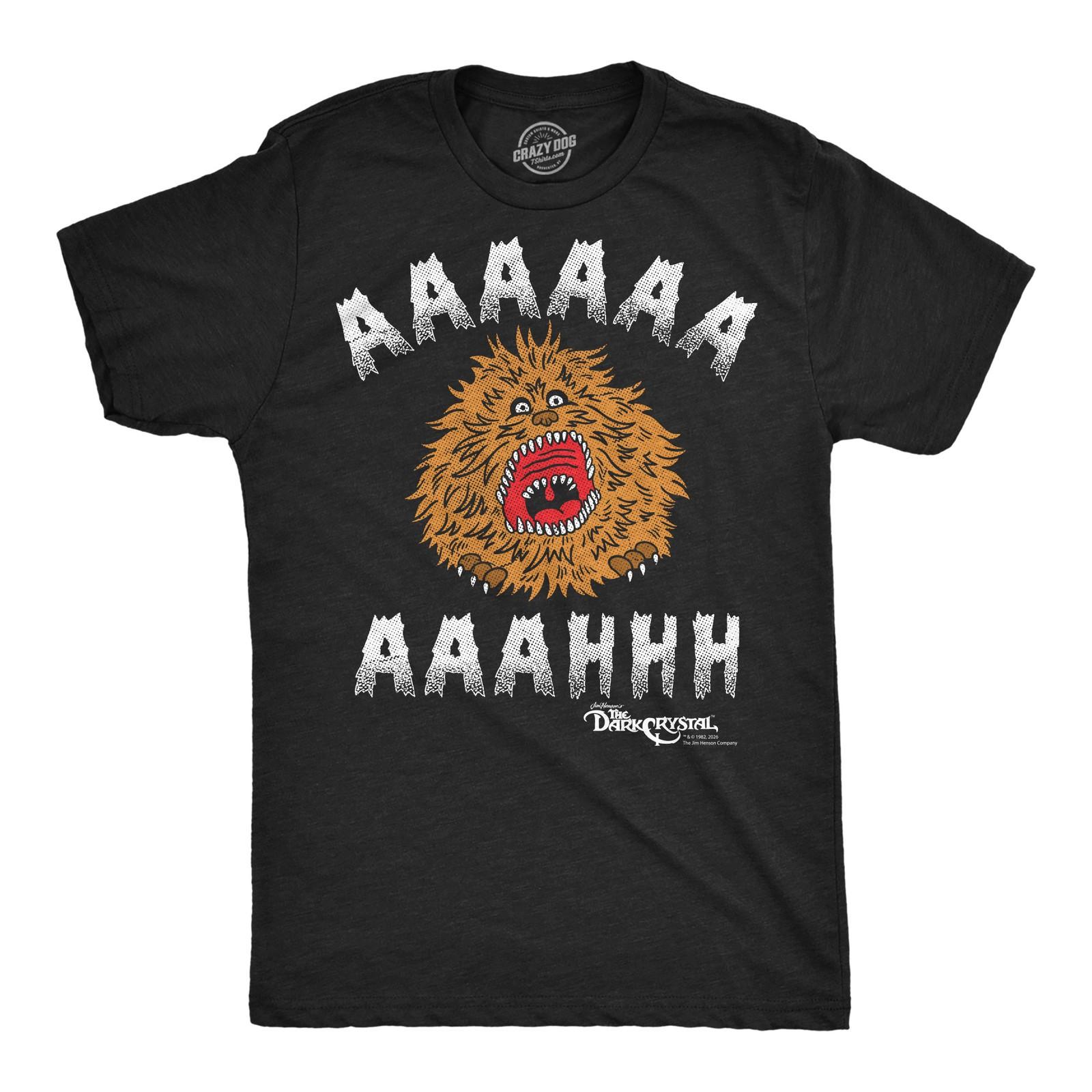 Mens Aaaahhh Fizzgig Funny T Shirt - Jim Henson s Dark Crystal Movie Tee - S