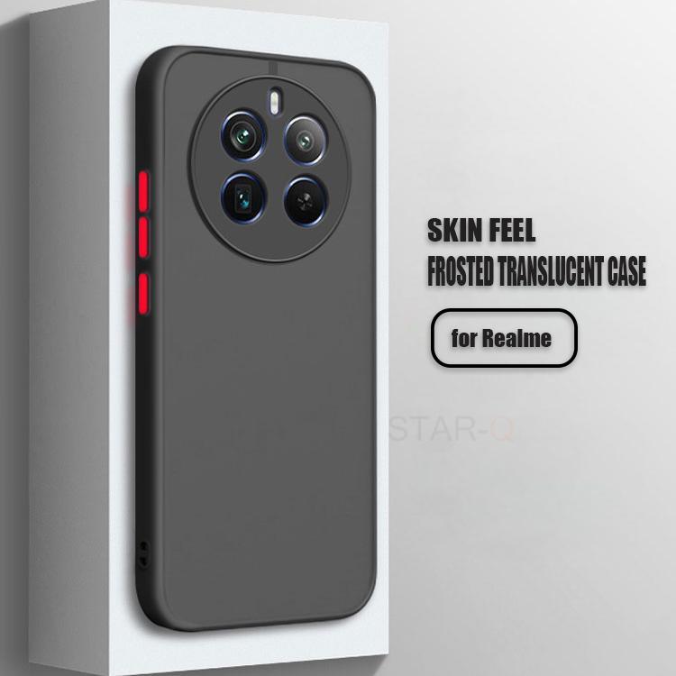 Realme12 12pro Matte Translucent Hard Case For Oppo Realme 12 Pro Plus 5g Silicone Frosted Protect Back Cover Realme12pro
