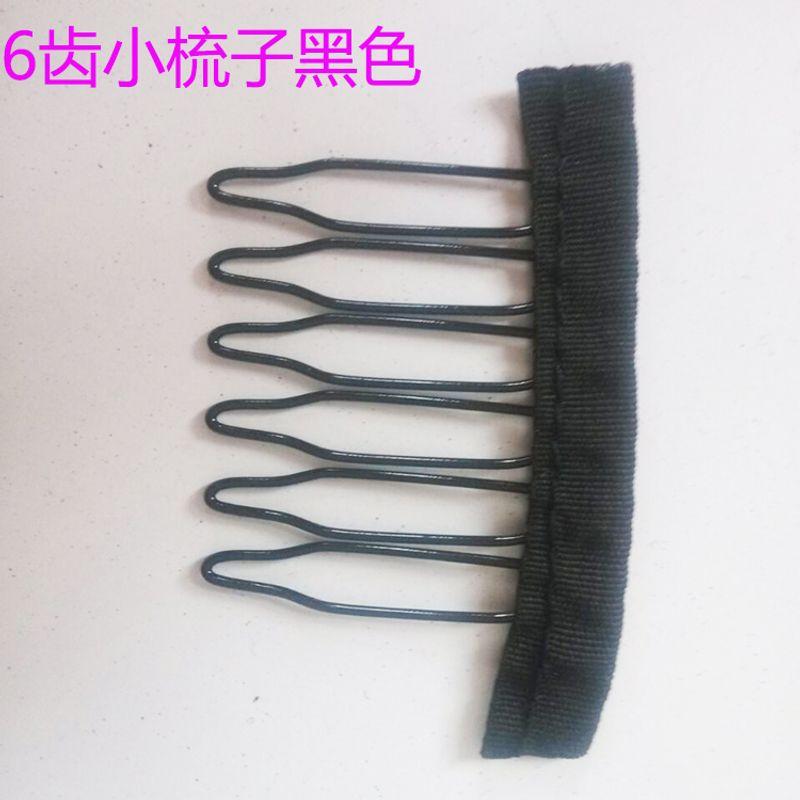 

Аксессуары для парика Маленькая расческа Dstm Сетчатая шапочка Крючок Фиксация парика Расческа с 6 зубьями Хвост Пружинная расческа Black 5 teeth (10)