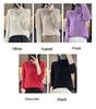 Women's Loose Thickened Mid-Neck Wool Knitwear - Autumn/Winter Long Sleeve Base Layer Sweater