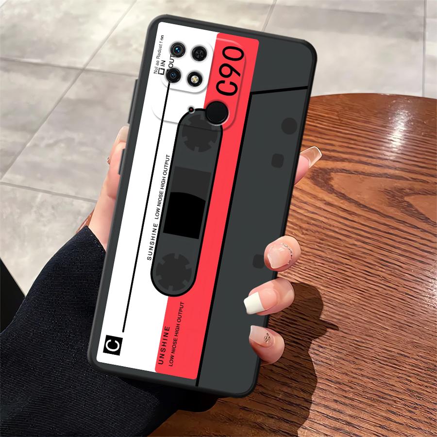 Case for Xiaomi Mi 12T Pro 10T 11 14 13 Lite 12X 11T 12 Funda Phone Cover Fashion Cassette Tape