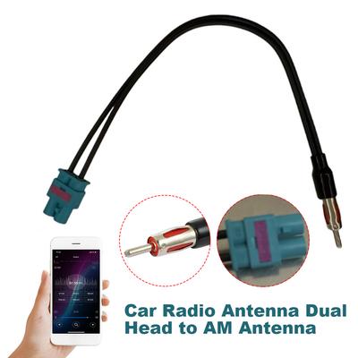 Car Audio Cable Adapter Antenna Dual Female Fakra Radio To Standard Moto Din Male Aerial Antenna Adapter For Ford Mondeo MA MB