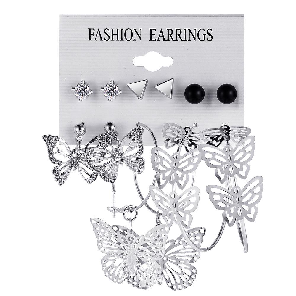 Pearl Stud Earring Set