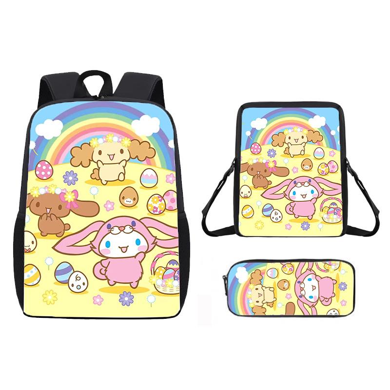 Big-Eared Dog Yugui Dog Cinnamoroll Student Schoolbag Cartoon Print Children'S Backpack