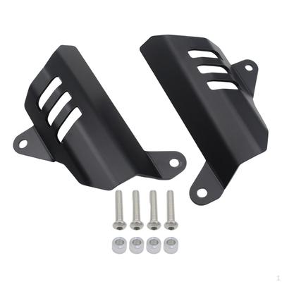 Front Fork Guards Protectors Mount Protection Cover, Black Sturdy Slider Covers