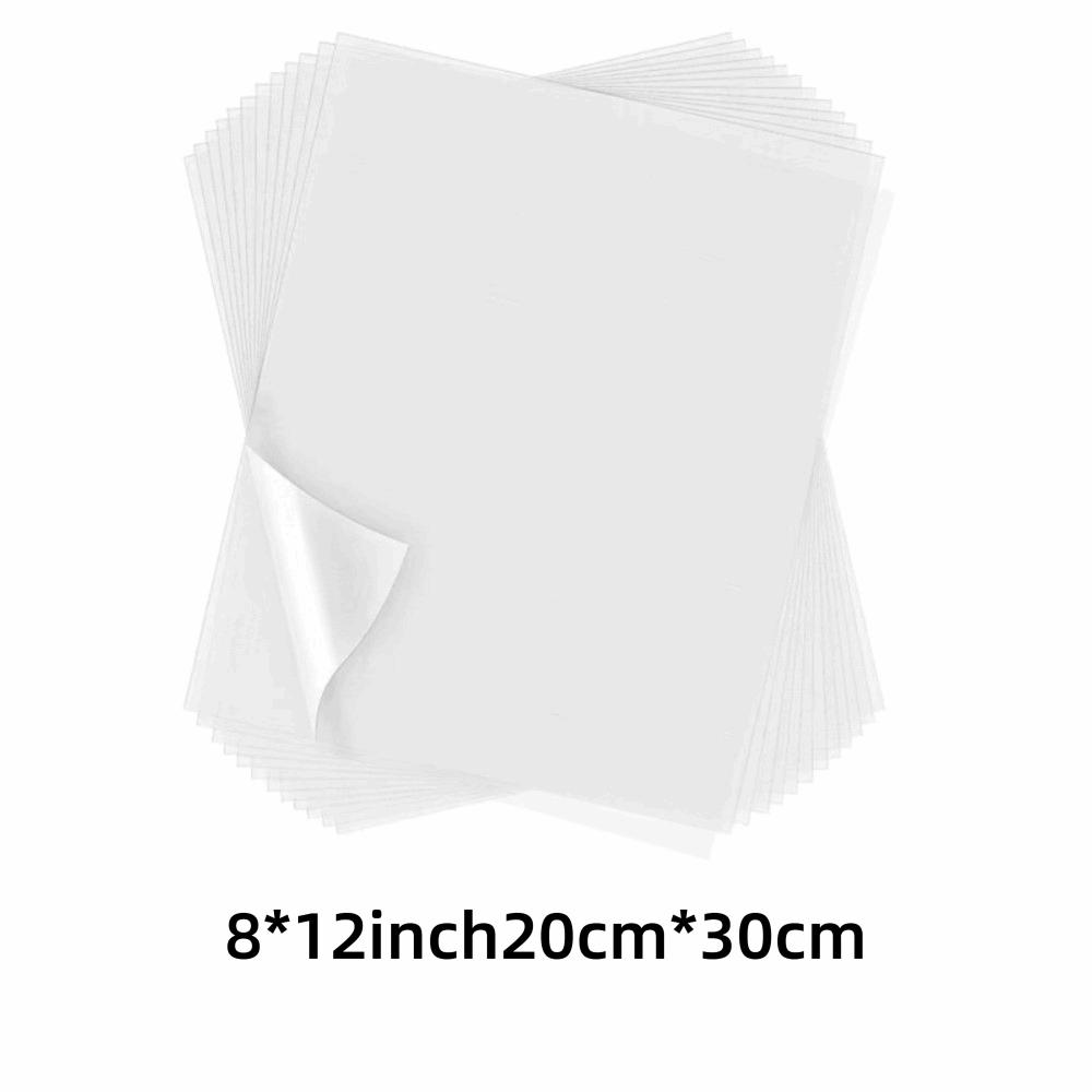 100Pcs DIY Crafts Water-soluble Embroidered Film Handmade Printable Lining Cloth  for Sewing Lovers