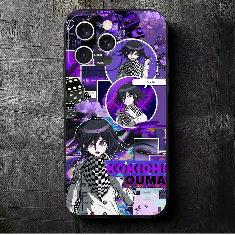 

Anime D-Danganronpa Soft Phone Case for iPhone 16 16E 17 Air 15 Pro Max 14 Plus 13 Mini 11 12 7 Black Cover Back Shell iPhone 15 Pro Max