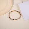 Geometric Pattern Cubic Zirconia Tennis Bracelet Gold Plated Copper Chain Wristband Wrist Accessory For Women Men