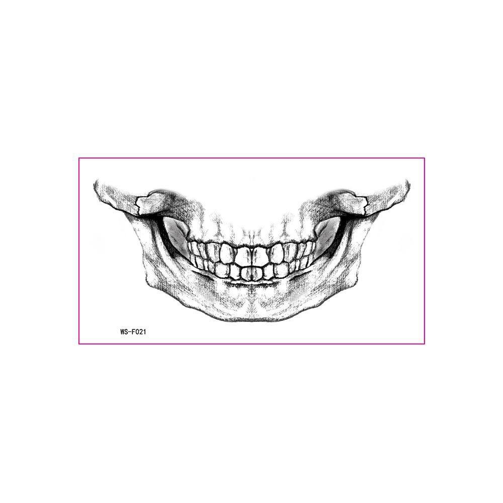 Long-lasting Zombie Cosplay Props Waterproof Bloody Makeup Tattoo Sticker  Party Supplies