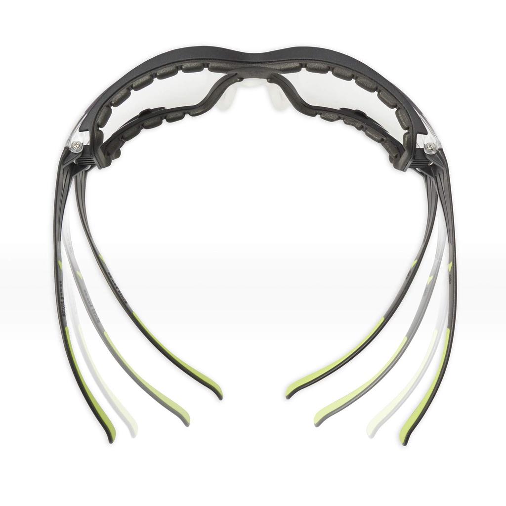 3M Secure Fit Protective Glasses with Magnifying Glasses SF420AF (+2.0)