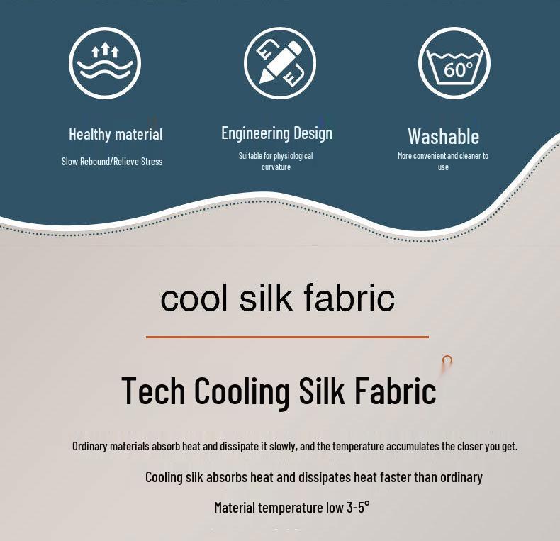 Ice Silk Latex Headboard Cushion: Soft Backrest Pillow for Sofa and Bed with Cool Comfort