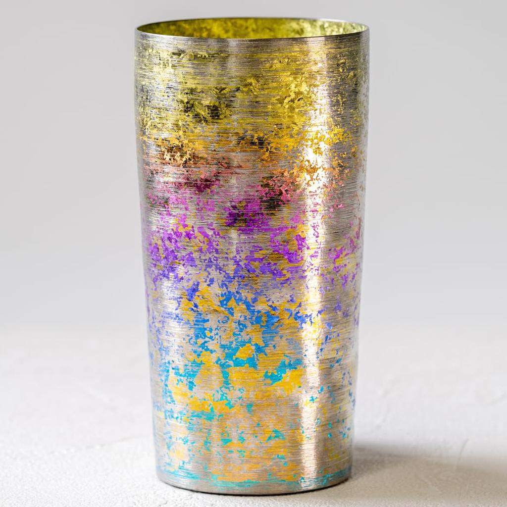 HORIE Pure Titanium Tumbler High Insulation Structure Double-Walled (Titanium Rainbow) - Double-Walled