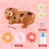 5In Silicone Pig Doll Toy Mini Soft Lifelike Silicone Pig Doll Cute Newborn Interesting Full Silicone Body Pig Toy with Clothes