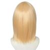 Linfairy Cosplay Wig, Howl Wig, Heat Resistant, Bob Hairstyle, Blonde, Costume Accessory, Party, Halloween, Fancy Dress, School Festival, Event