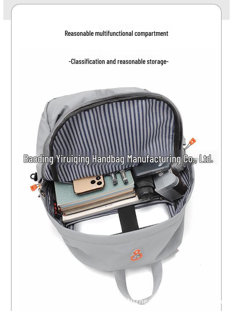 Stylish Waterproof Laptop Backpack: Large Capacity for Men, Students & Professionals