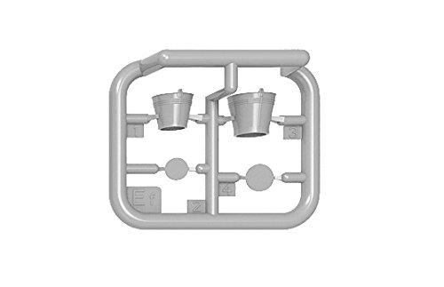 Miniart 1/35 Scale Railway Construction Tools and Equipment: Sleepers, Shovel, Wrench, Etc. Plastic Model MA35572