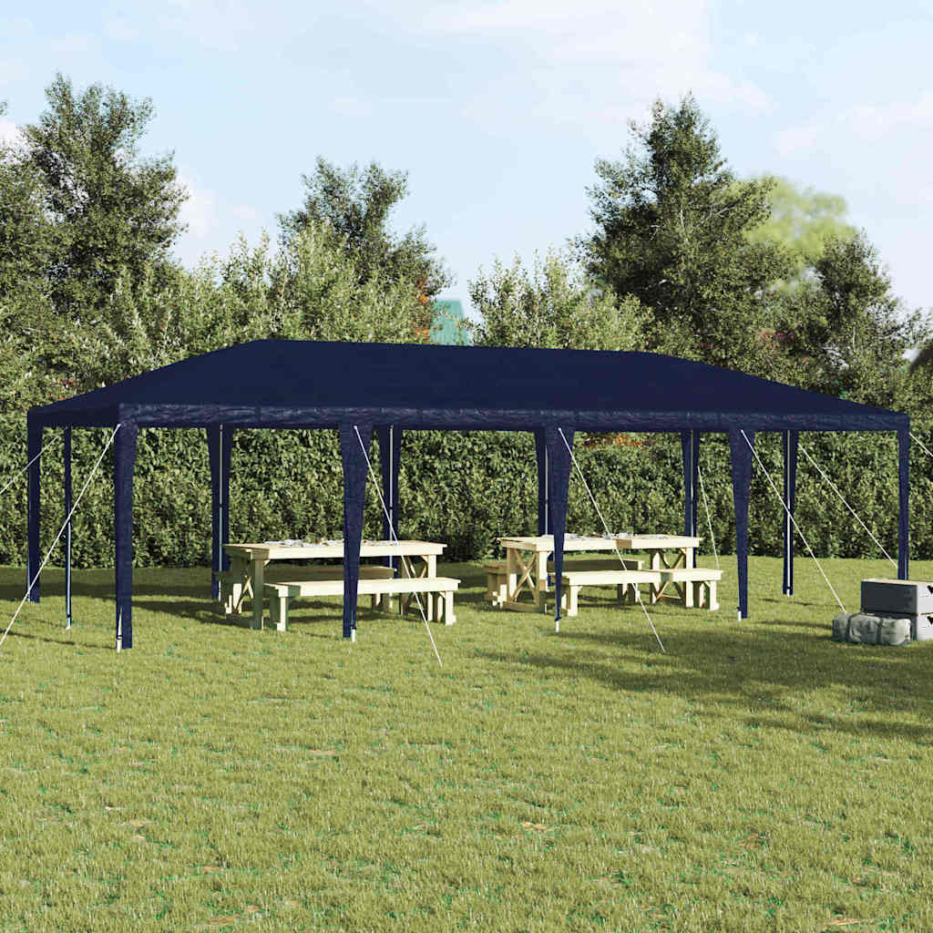 Party Tent Blue 800 X 400 X 266 Cm Polyethylene and Steel